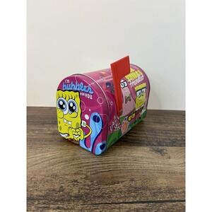SpongeBob SquarePants Mailbox Tin With Lid And Flag Gary Patrick Bubbles For You